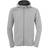 Uhlsport Essential Hood Jacket Unisex - Dark Grey Mélange