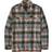 Patagonia Long Sleeved Organic Cotton Midweight Fjord Flannel Shirt - Northern Lights Plaid/Dark Borealis Green