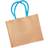 Westford Mill Classic Jute Shopper - Natural/Surf Blue