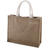 KiMood Jute Beach Bag 2-pack - Cappuccino