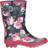 Cotswold Paxford Elasticated Mid Calf - Black/Flower