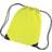 BagBase Premium Gymsac 11L 2-pack - Fluoresent Yellow