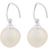 Pernille Corydon Lagoon Earhook - Silver/Baroque Pearl