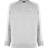 Adidas Women Essentials Studio Lounge 3-Stripes Sweatshirt - Medium Grey Heather/White