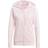 Adidas Women Essentials French Terry 3-Stripes Full-Zip Hoodie - Clear Pink/White