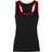 Tridri Panelled Fitness Vest Women - Black/Red