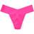 Hanky Panky Breathe Natural Rise Thong - Provocative Pink