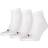 Puma Quarter Training Ankle Socks 3-pack Unisex - White