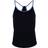 Tridri Yoga Vest Women - French Navy/Blue Melange