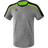 Erima Liga 2.0 T-shirt Men - Grey Marl/Black/Green Gecko