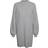 Vero Moda Nancy Funnel Neck Dress - Grey/Medium Grey Melange