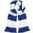 Beechfield Varsity Unisex Winter Scarf - Bright Royal/White