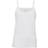 JBS Cotton Top with Narrow Straps - White