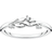 Thomas Sabo Charm Club Leaves Ring - Silver/Transparent