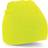 Beechfield Plain Basic Knitted Winter Beanie Hat - Fluorescent Yellow