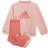 Adidas Infant Badge of Sport Jogger Set - Glow Pink/Semi Turbo (HF1959)