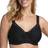 Miss Mary Cotton Comfort Bra - Black