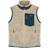 Patagonia Classic Retro-X Fleece Vest - Pelican/Dark Borealis Green