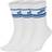 Nike Sportswear Dri-FIT Everyday Essential Crew Socks 3-pack - White/Game Royal