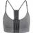 Adidas Aeroimpact Training Light-Support Bra - Dark Grey Heather/Black