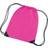 BagBase Premium Gymsac 11L 2-pack - Fuchsia