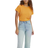 Levi's Arlo Garment-Dye Crewneck T-shirt - Kumquat Garment Dye/Orange