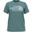 The North Face Women's Short Sleeve Half Dome Tri-Blend Tee - Bristol Blue Heather