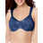 Bali Satin Tracings Underwire Minimizer Bra - In The Navy Scroll