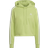 Adidas Women's Essentials 3-Stripes Cropped Hoodie - Pulse Lime/White