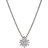 David Yurman Petite Starburst Station Necklace - Silver/Diamonds
