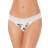 Maidenform All-Over Lace Thong - White with Floral Print