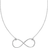 Thomas Sabo Charm Club Delicate Infinity Necklace - Silver