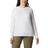 Columbia Women’s PFG Tidal Tee II Long Sleeve Plus - White/Cirrus Grey Logo