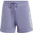 adidas Women's Essentials Slim Logo Shorts - Light Purple/White