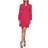 DKNY Ruffled Sheath Dress - Ruby Red