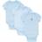 Little Me Cute Bear Bodysuits 3-pack - Blue Multi (LB804017N)