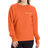 Champion Script Logo Powerblend Fleece Classic Crew Sweatshirt - Poppy Orange