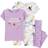 Carter's Mermaid Snug Fit Pajama Set 4-Piece - Purple/White (2M975210)