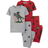 Carter's Dinosaur Snug Fit Pajama Set 4-Piece - Heather/Red (3M988610)