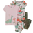 Carter's Dinosaur Snug Fit Pajama Set 4-Piece - Pink/Green (1M975610)