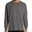 Hanes ComfortWash Garment Dyed Long Sleeve Pocket T-shirt Unisex - New Railroad Gray