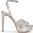 Nine West Gobig - Silver Shimmer Suede