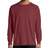 Hanes ComfortWash Garment Dyed Long Sleeve Pocket T-shirt Unisex - Cayenne