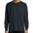 Hanes ComfortWash Garment Dyed Long Sleeve Pocket T-shirt Unisex - Black