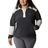 Columbia Women's Benton Springs Crop Pullover Plus - Charcoal Heather/Chalk