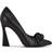 Nine West Tazz Pointy Toe - Black Leather