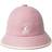 Kangol Stripe Casual Bucket Hat - Dusty Rose/Off White
