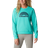 Columbia Women's Columbia Trek Graphic Crew Sweatshirt - Electric Turquoise Rainbow
