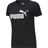 Puma Essentials Logo Tee Women's - Dark Gray Heather/White