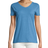 Hanes Women's X-Temp V-Neck T-Shirt - Neon Blue Heather